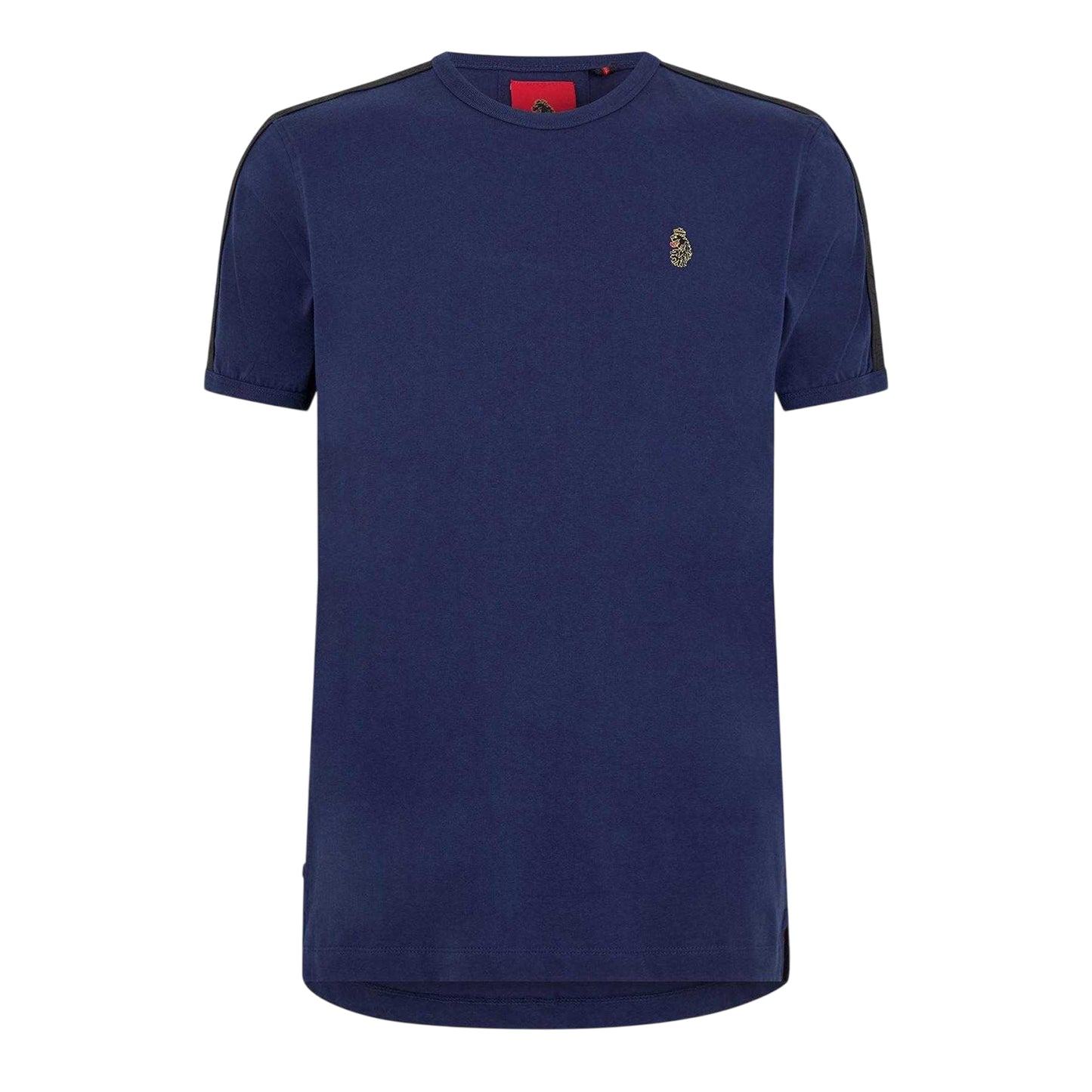 Navy - Front - Luke 1977 Mens Embroidered Logo Regular T-Shirt