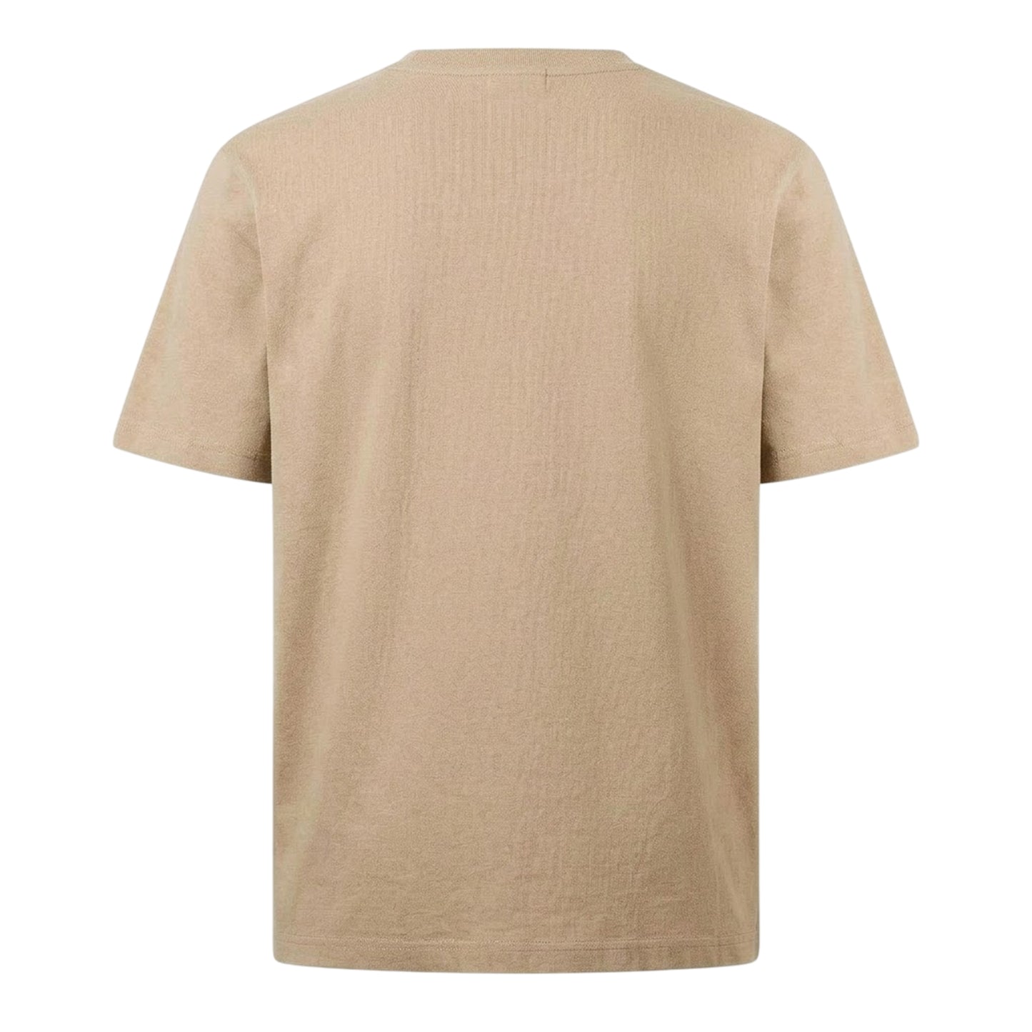 Almond - Back - Maison Kitsuné Mens Dressed Fox Cotton T-Shirt