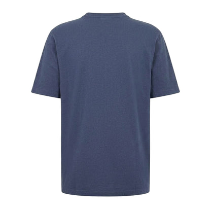Shadow Blue - Back - Maison Kitsuné Mens Dressed Fox Cotton T-Shirt