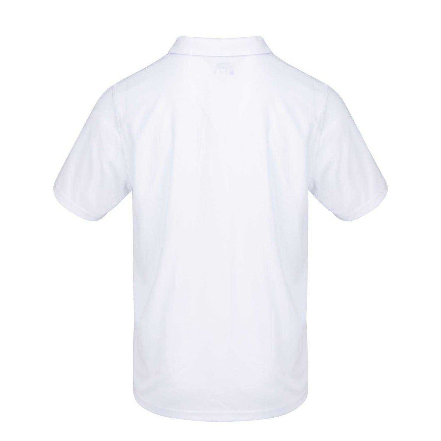 White - Back - Slazenger Mens Court Polo Shirt
