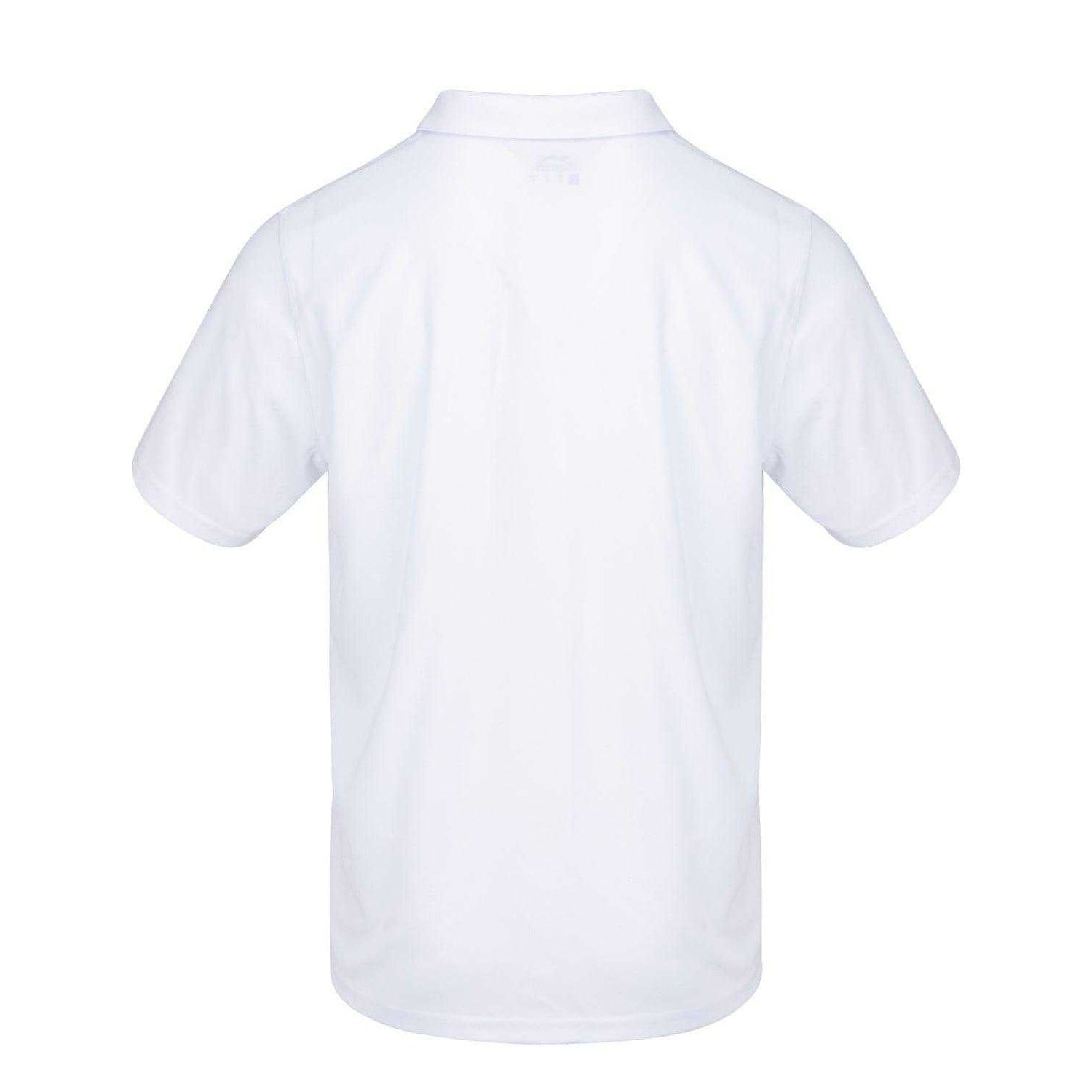 White - Back - Slazenger Mens Court Polo Shirt
