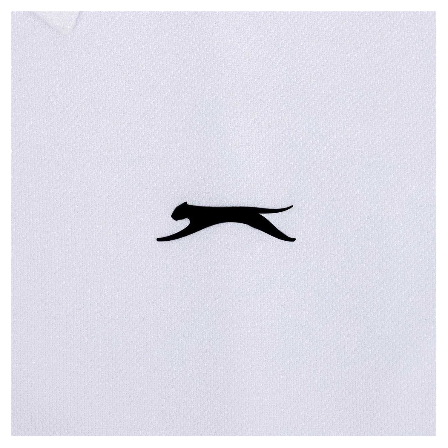 White - Side - Slazenger Mens Court Polo Shirt
