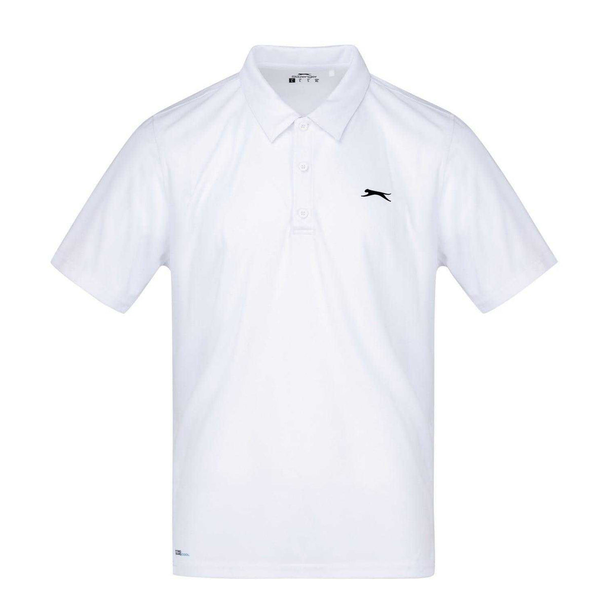 White - Front - Slazenger Mens Court Polo Shirt