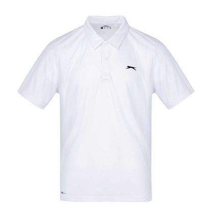 White - Front - Slazenger Mens Court Polo Shirt