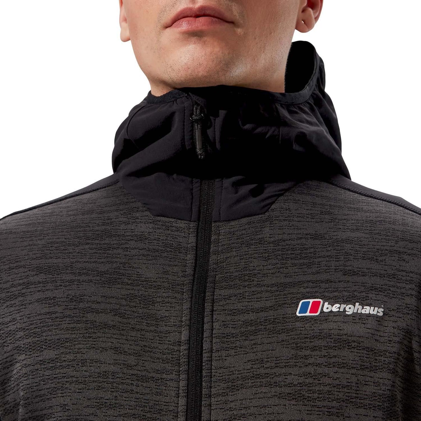 Grey-Black - Side - Berghaus Mens Thraskii Hooded Jacket