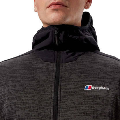 Grey-Black - Side - Berghaus Mens Thraskii Hooded Jacket