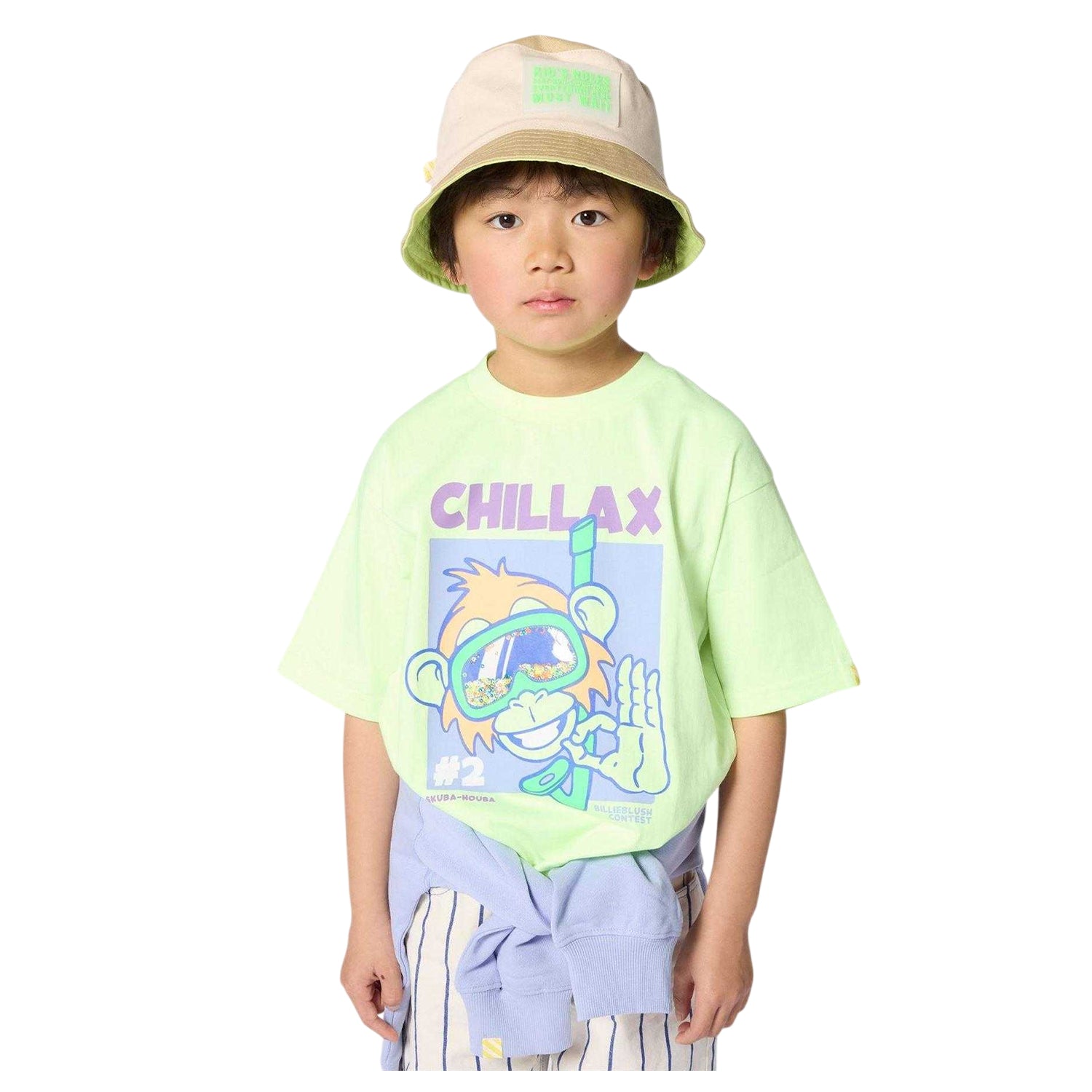 Lime - Side - Billieblush Girls Billieblush T-Shirt