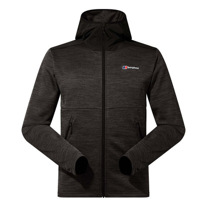 Grey-Black - Front - Berghaus Mens Thraskii Hooded Jacket