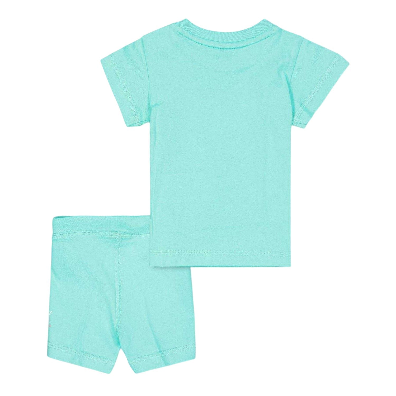 Aquatic - Back - Puma Childrens-Kids Logo Cotton Top & Bottom Set Set