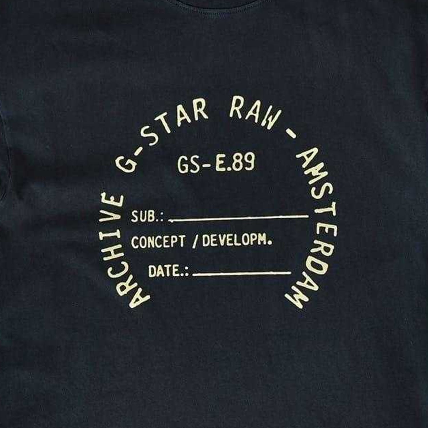 Salute - Back - G-Star Childrens-Kids Graphic Print Drop Shoulder Oversized T-Shirt