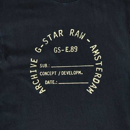 Salute - Back - G-Star Childrens-Kids Graphic Print Drop Shoulder Oversized T-Shirt