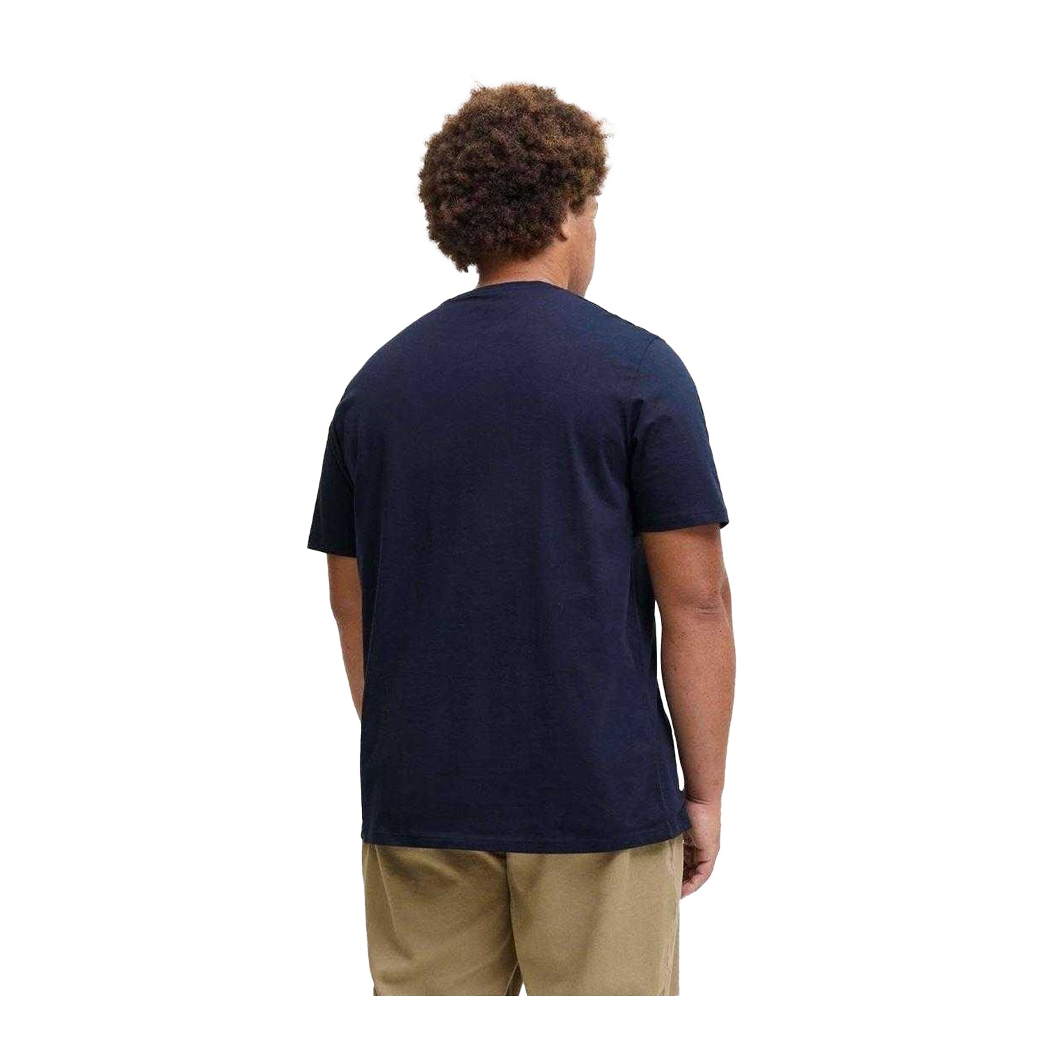 Sky Captain - Back - Jack And Jones Mens Colour Logo Plus T-Shirt