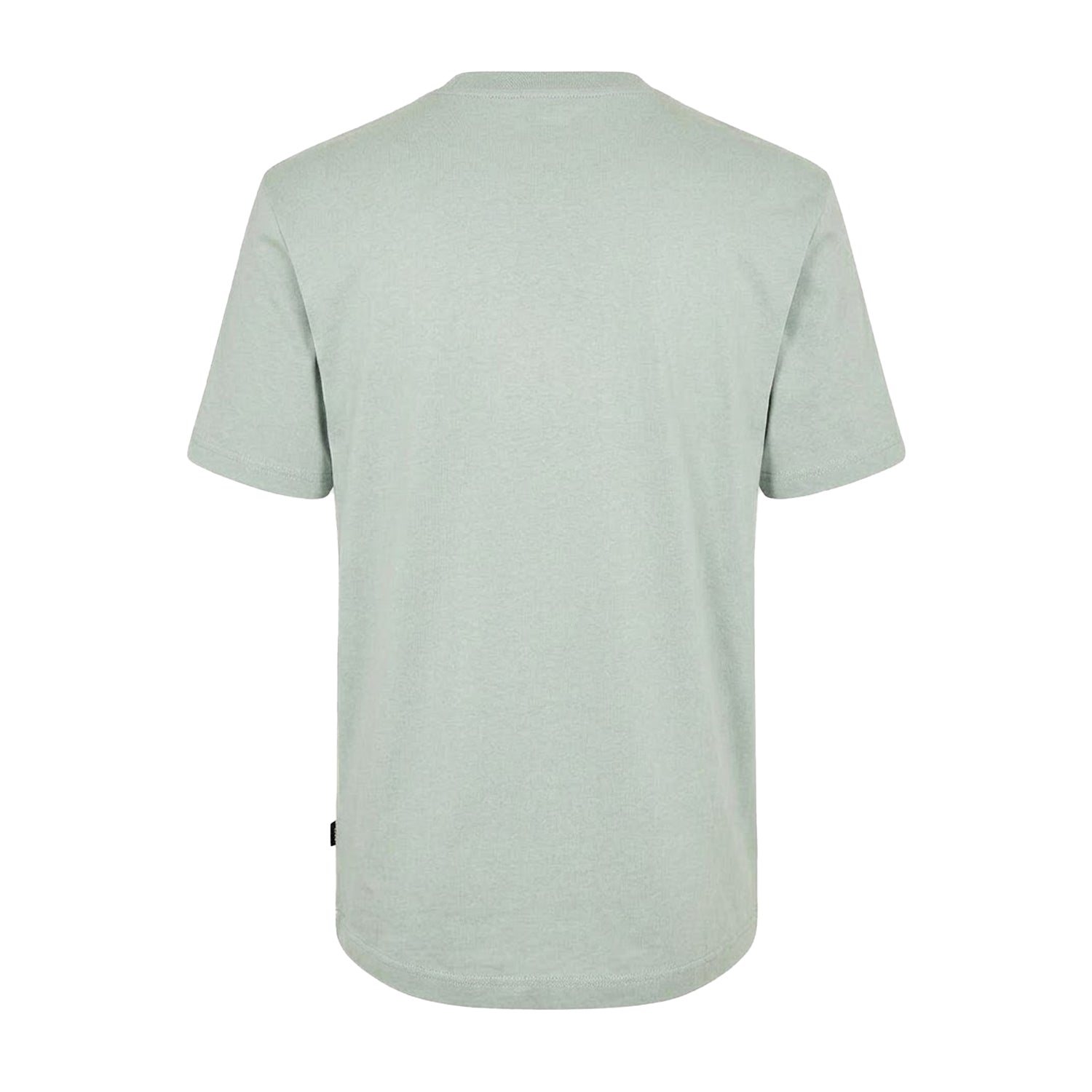 Green - Back - Boss Mens Stitched Cotton Logo T-Shirt