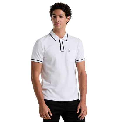 Bright White - Front - Original Penguin Mens Regular Polo Shirt