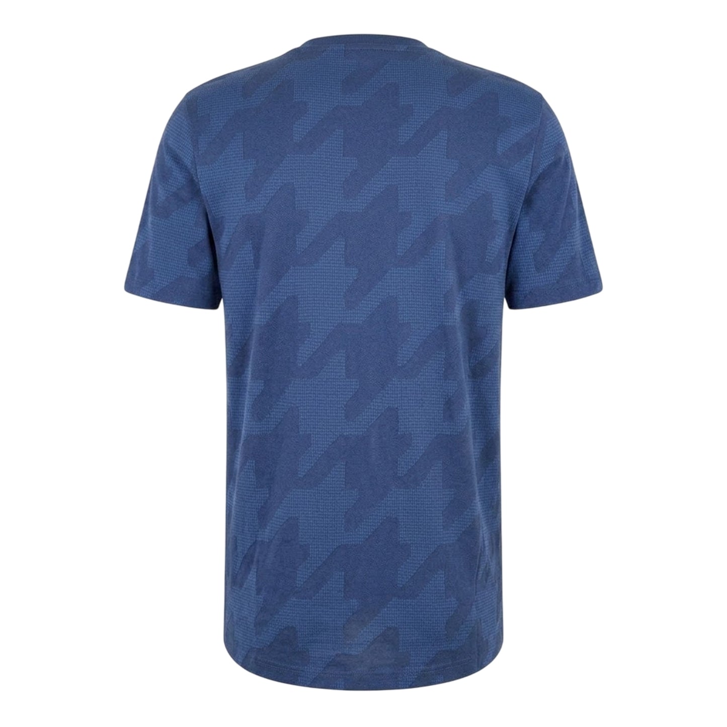 Navy Marl - Back - Boss Mens C-Thompson Houndstooth Regular T-Shirt