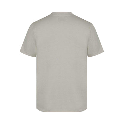 Beige - Back - Jack Wills Mens Retro Cotton Crew Neck T-Shirt