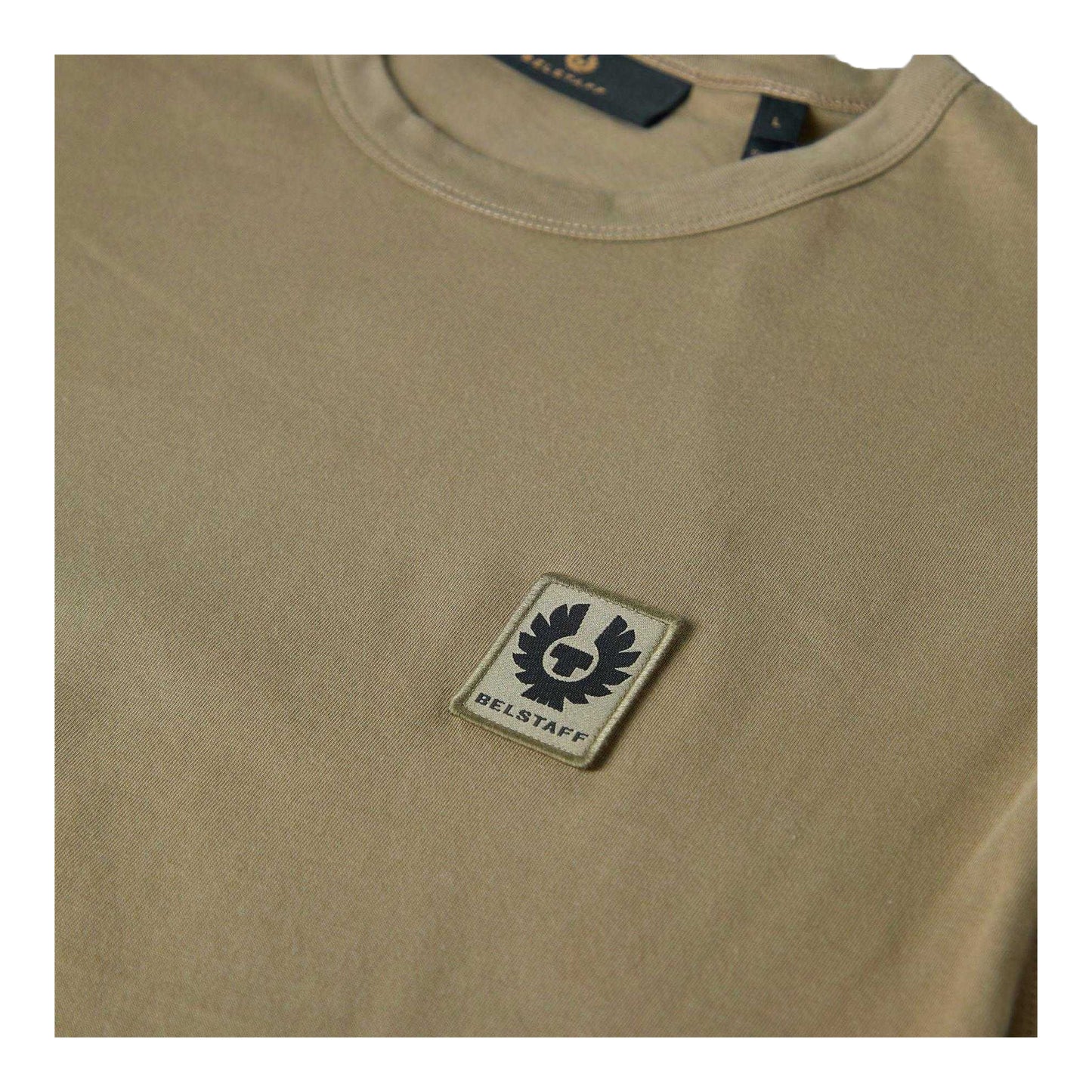 Fatigue Green - Side - Belstaff Mens Phoenix Cotton T-Shirt