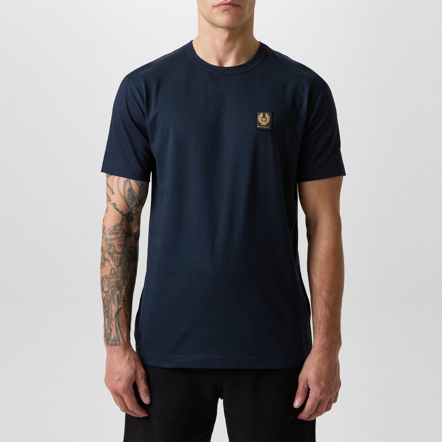 Ink - Side - Belstaff Mens Phoenix Cotton T-Shirt