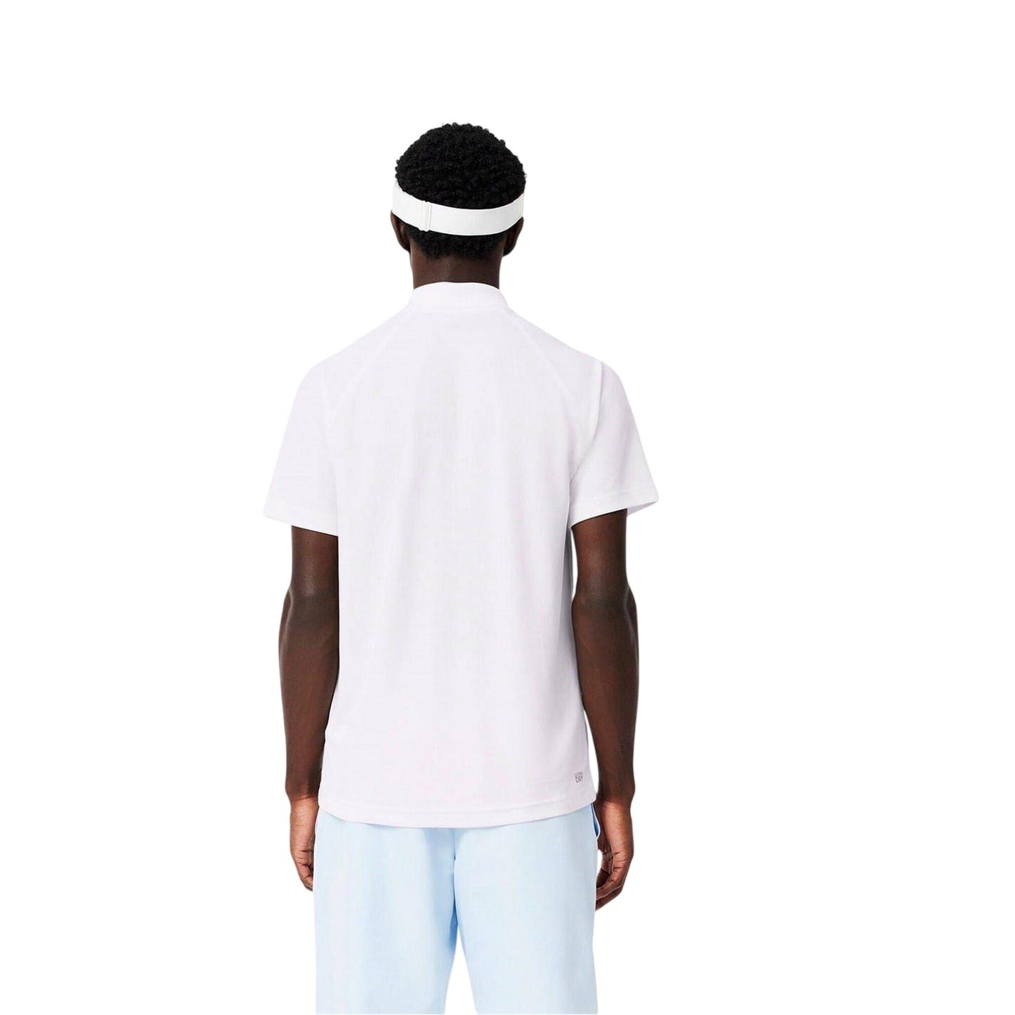 White - Back - Lacoste Mens Logo Polo Shirt