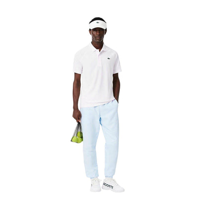 White - Side - Lacoste Mens Logo Polo Shirt