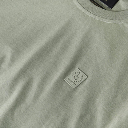 Lichen - Pack Shot - Belstaff Mens Logo Cotton Regular T-Shirt