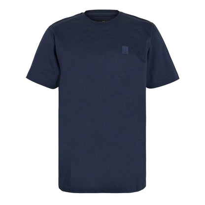 Ink - Front - Belstaff Mens Logo Cotton Regular T-Shirt