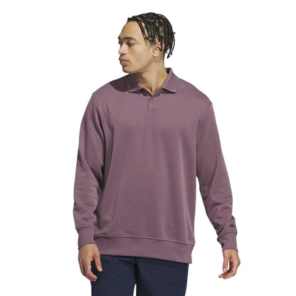 Fig - Side - Adidas Mens Go-To Long-Sleeved Polo Shirt