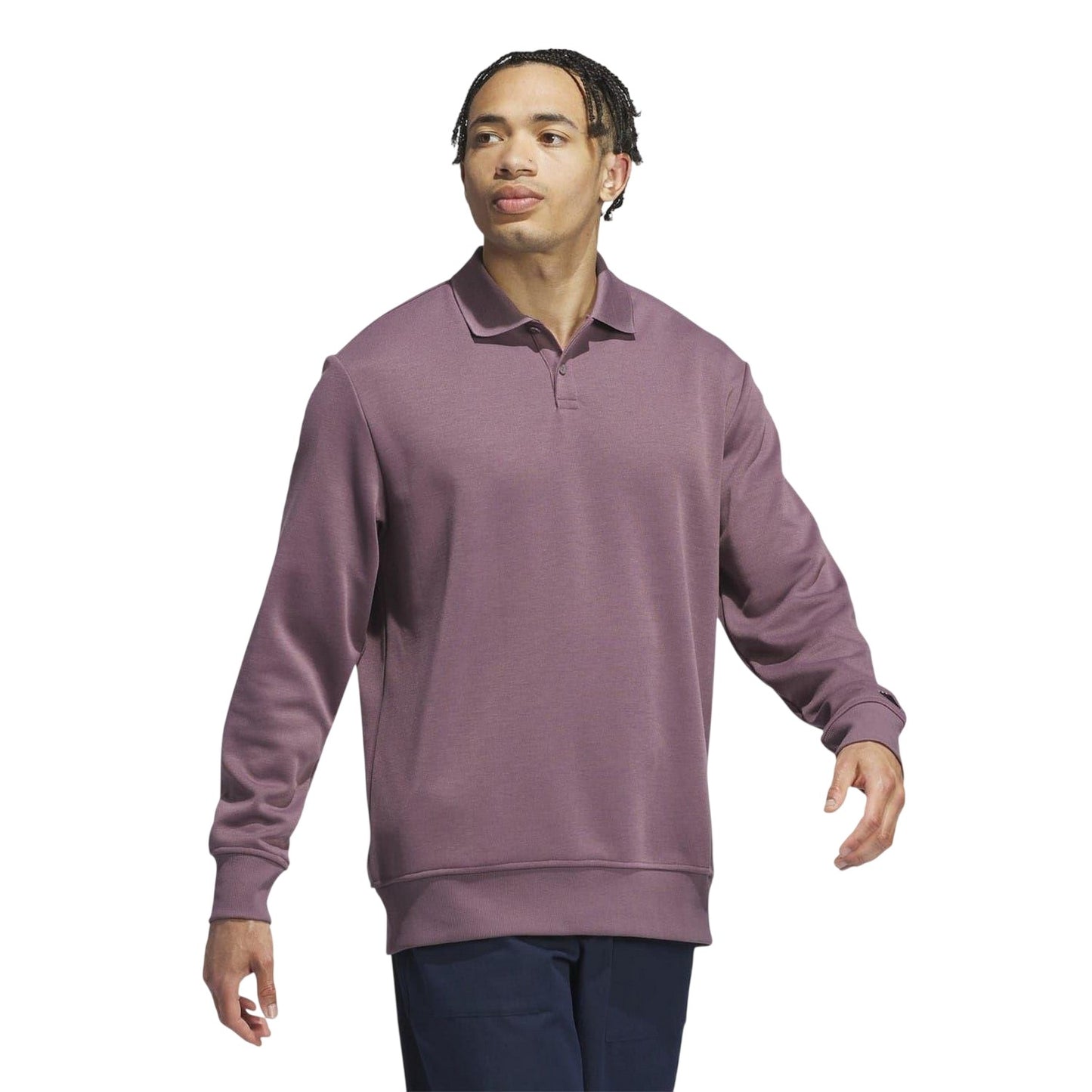 Fig - Lifestyle - Adidas Mens Go-To Long-Sleeved Polo Shirt
