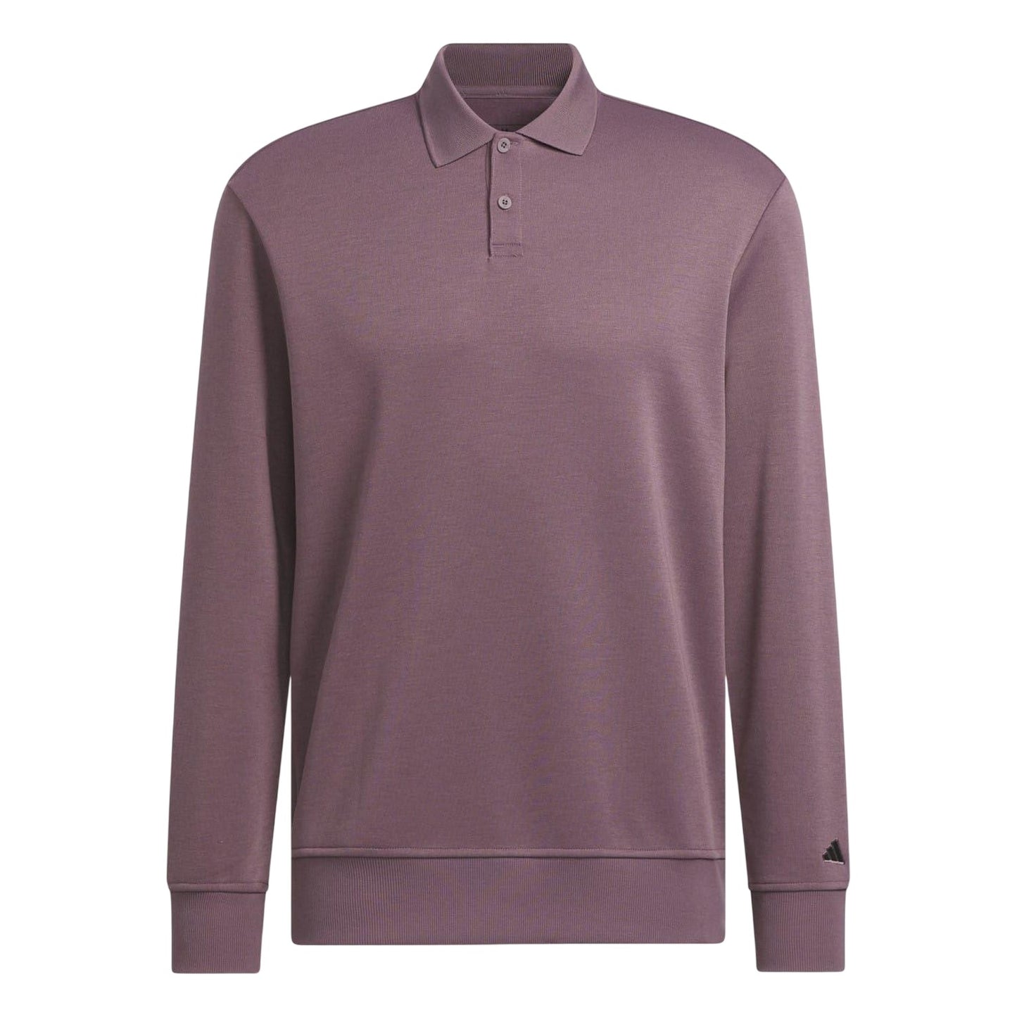 Fig - Front - Adidas Mens Go-To Long-Sleeved Polo Shirt