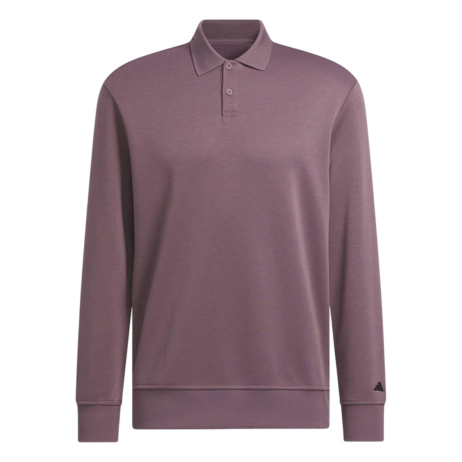 Fig - Front - Adidas Mens Go-To Long-Sleeved Polo Shirt