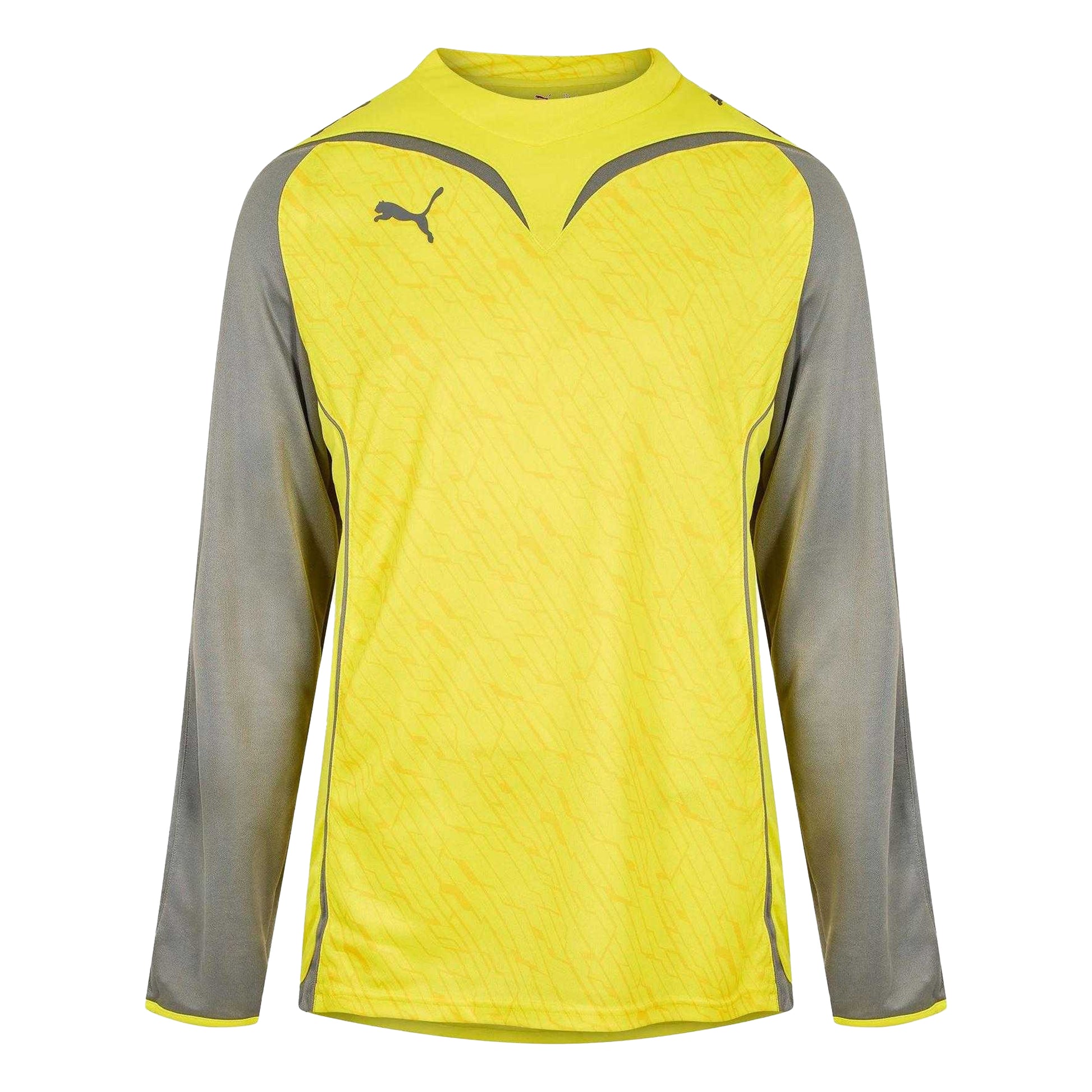 Yellow - Front - Puma Mens V Kons Goalkeeper Jersey