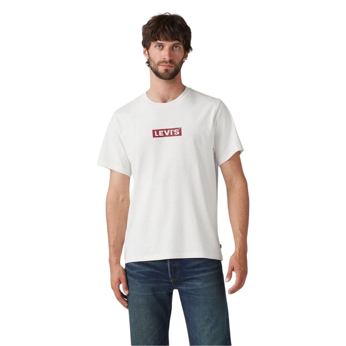 White - Side - Levis Mens Relaxed Fit T-Shirt