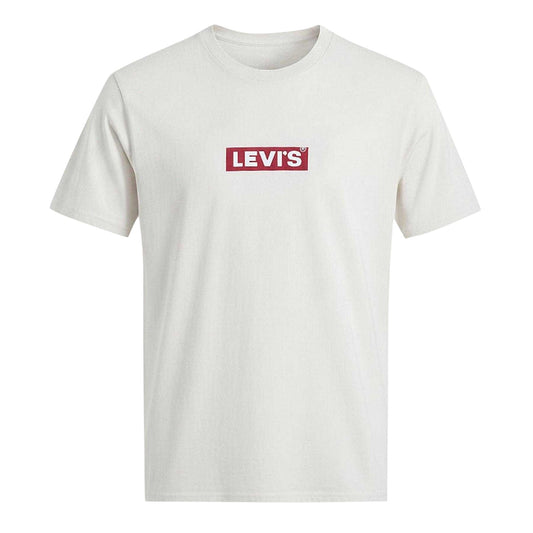White - Front - Levis Mens Relaxed Fit T-Shirt
