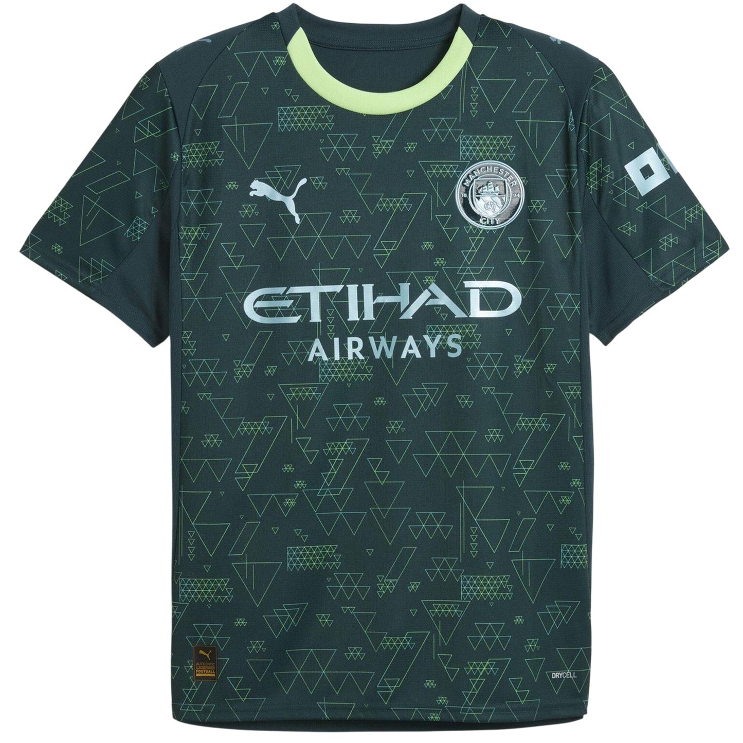 Green - Front - Manchester City FC Mens 25-26 Manchester City FC Jersey