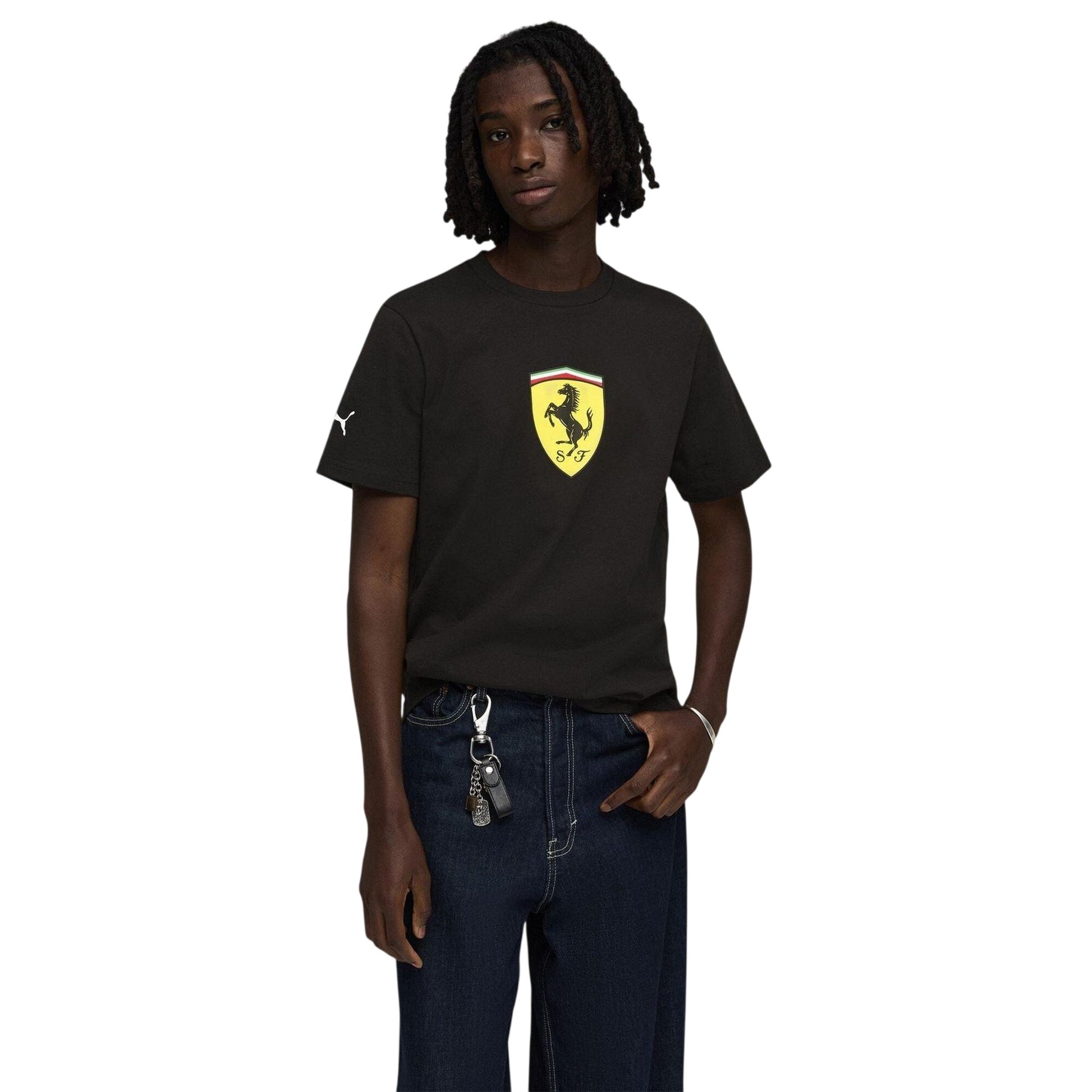 Puma Black - Side - Puma Mens Ferrari T-Shirt