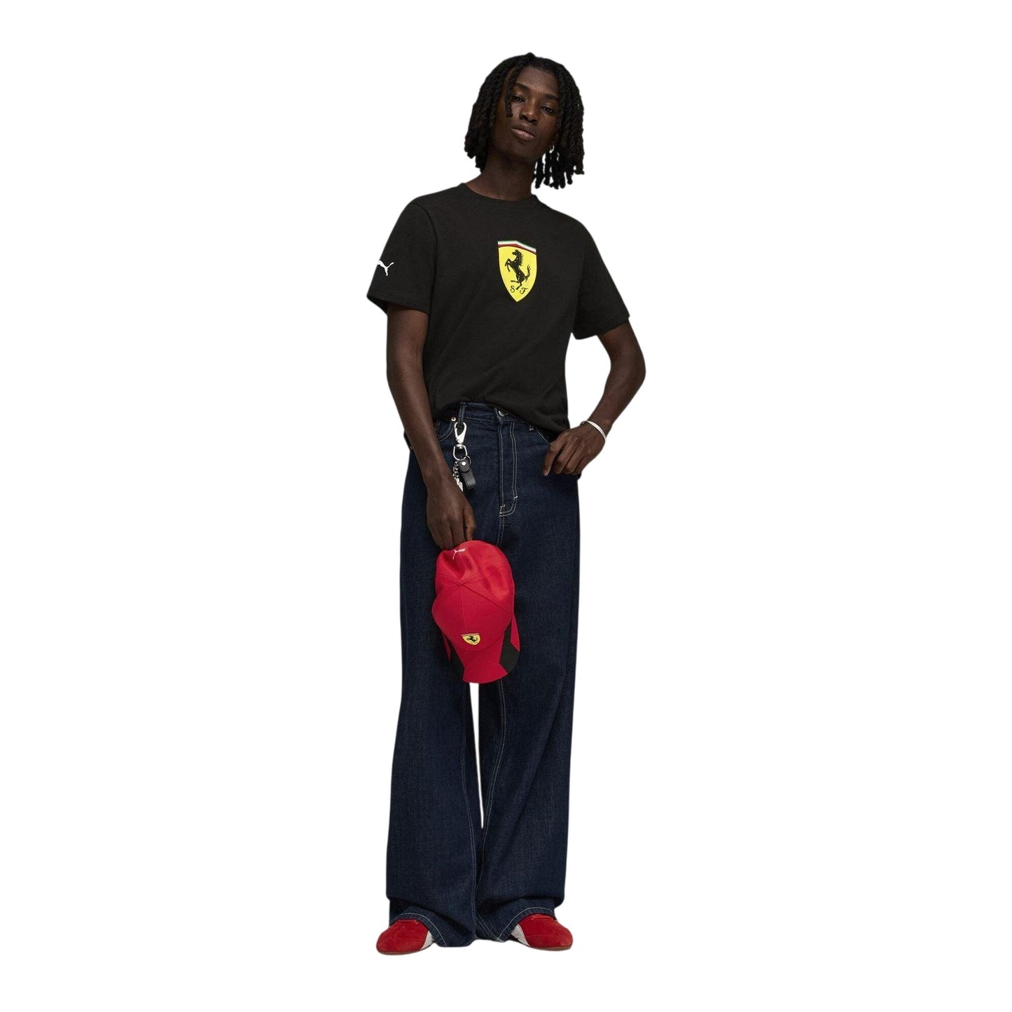 Puma Black - Pack Shot - Puma Mens Ferrari T-Shirt