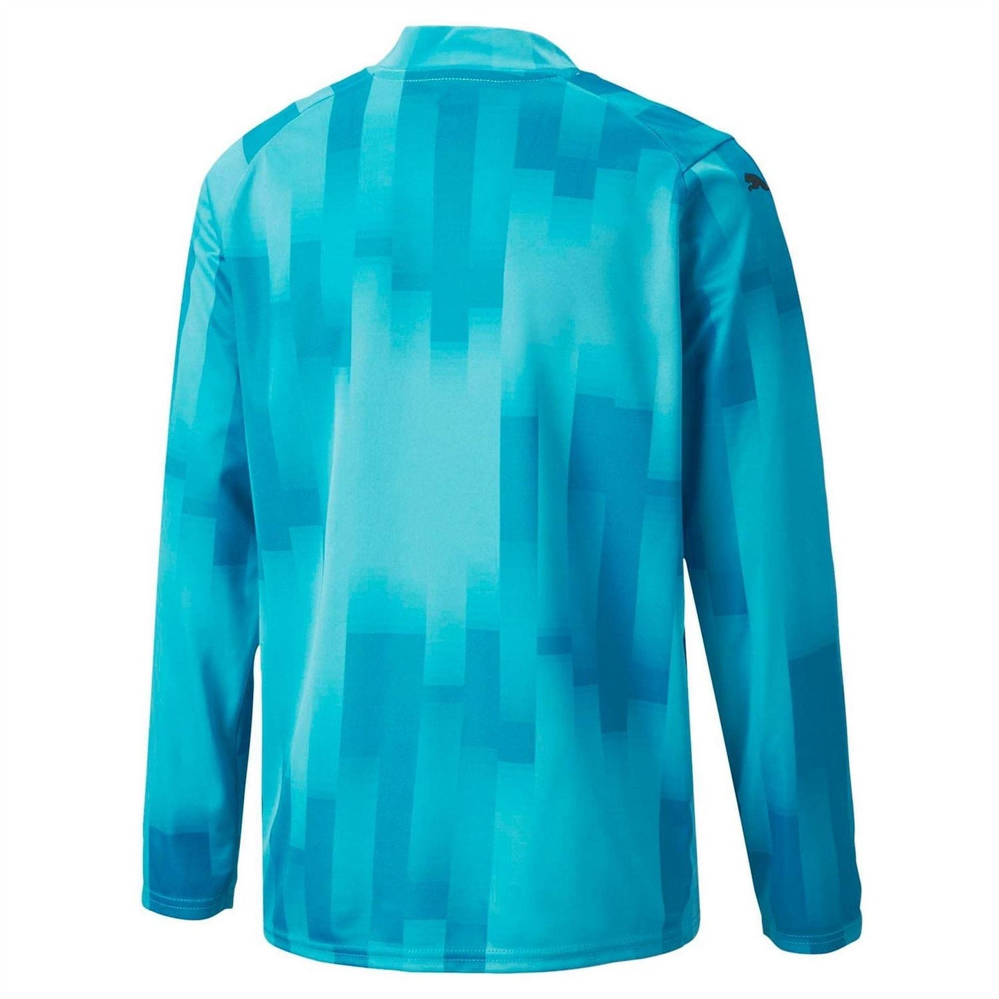 Blue - Back - Puma Childrens-Kids Teamtarget Abstract Long-Sleeved Goalkeeper Jersey