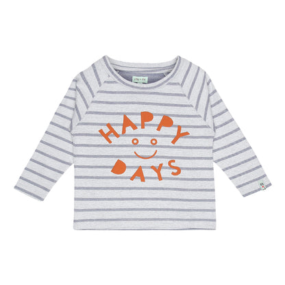Multicoloured - Front - Lilly & Sid Baby Happy Days T-Shirt