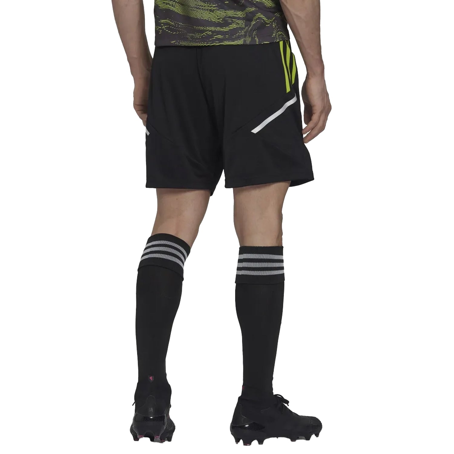 Black - Back - Adidas Mens Manchester United 2022-23 Training Shorts