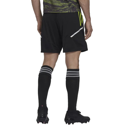 Black - Back - Adidas Mens Manchester United 2022-23 Training Shorts