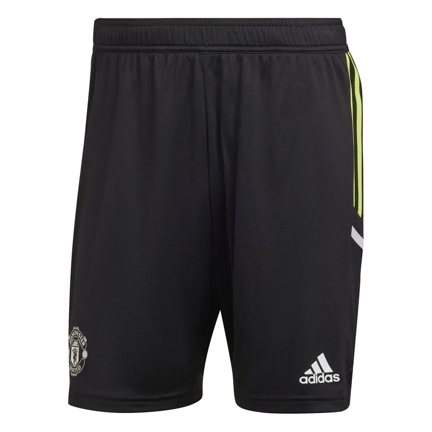 Black - Front - Adidas Mens Manchester United 2022-23 Training Shorts