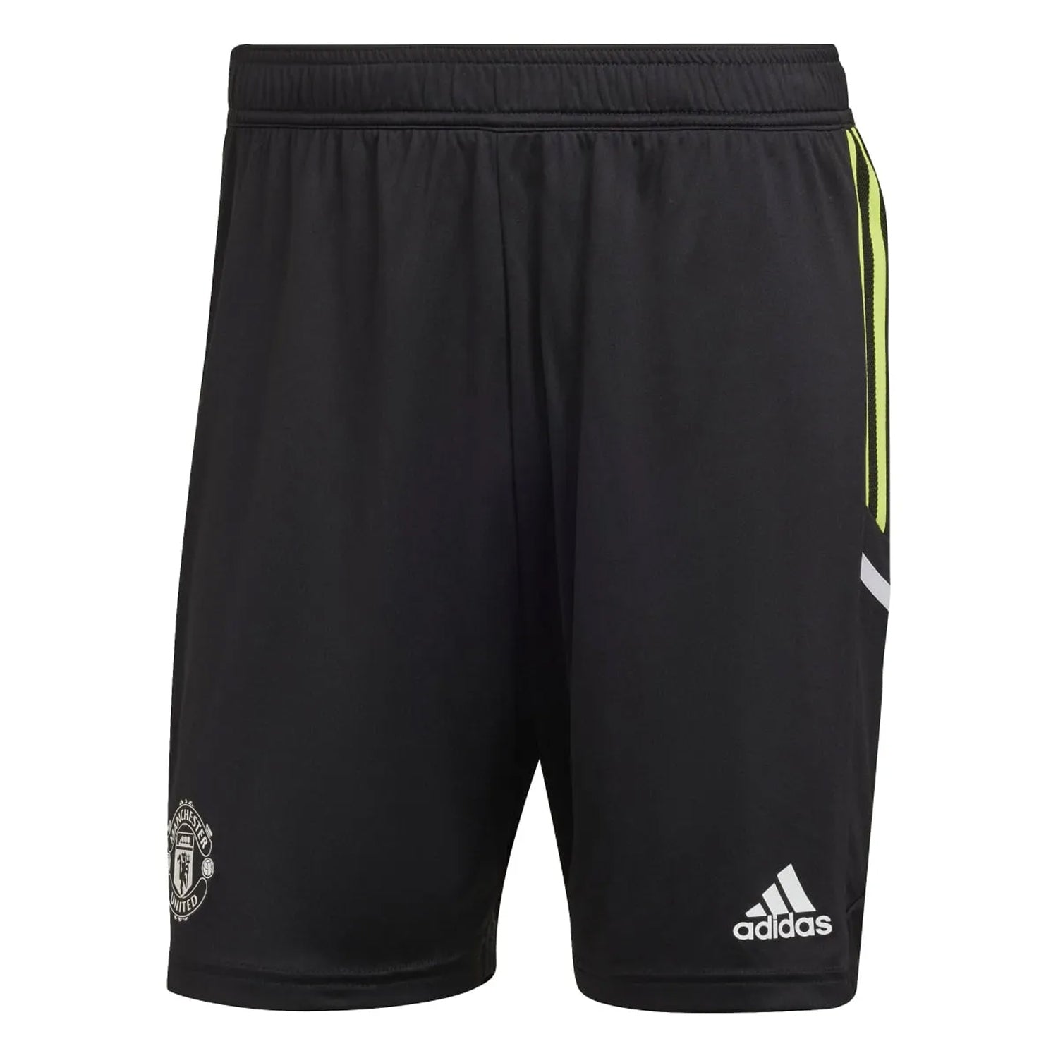 Black - Front - Adidas Mens Manchester United 2022-23 Training Shorts