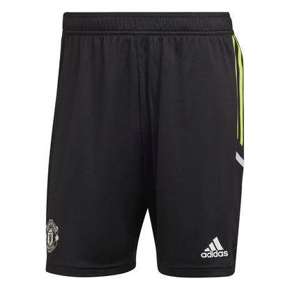 Black - Front - Adidas Mens Manchester United 2022-23 Training Shorts
