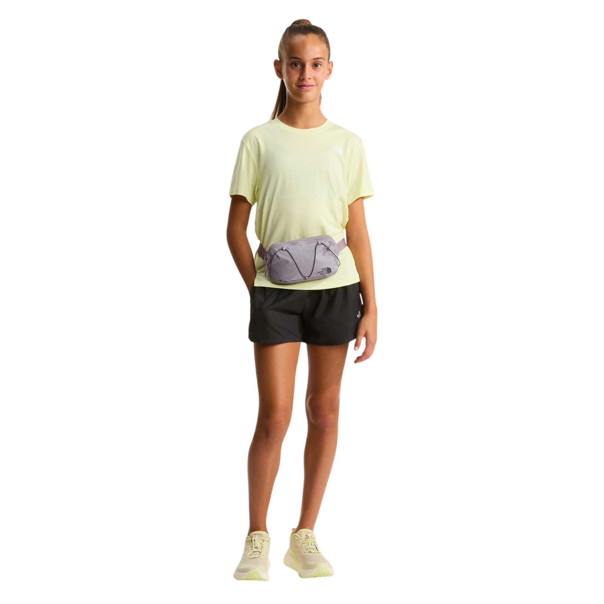 Lemon Yellow - Pack Shot - The North Face Girls Lightweight T-Shirt