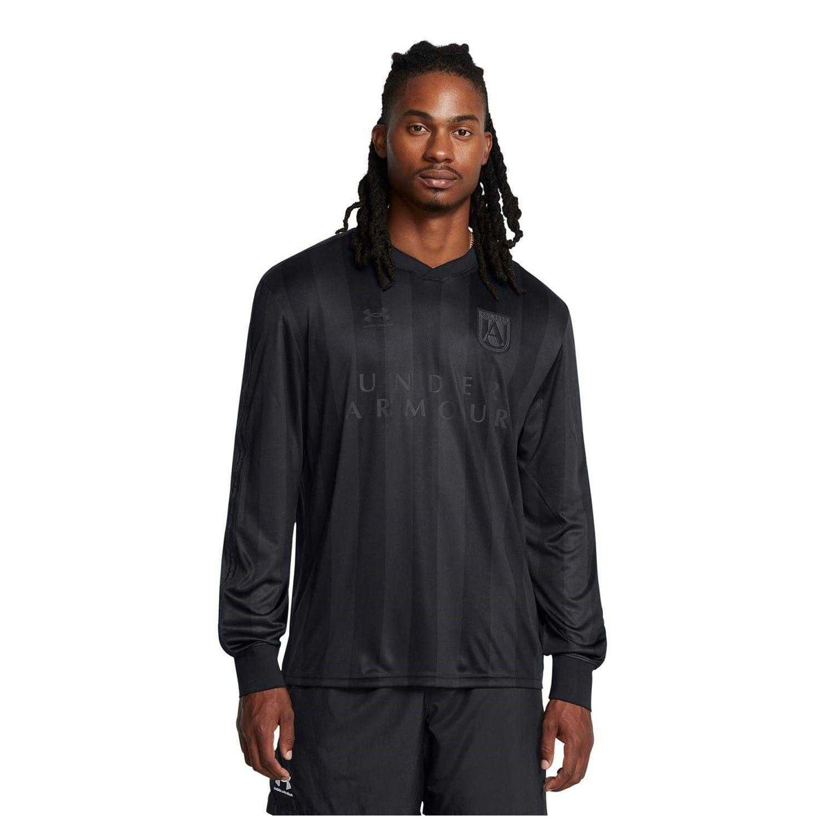 Black - Lifestyle - Under Armour Mens Terrace Long-Sleeved T-Shirt