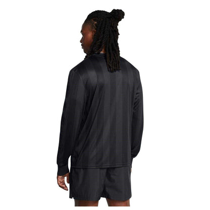 Black - Pack Shot - Under Armour Mens Terrace Long-Sleeved T-Shirt