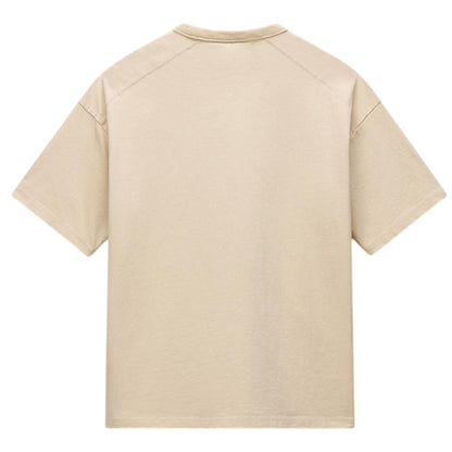 Beige - Back - Napapijri Mens Krous Oversized T-Shirt