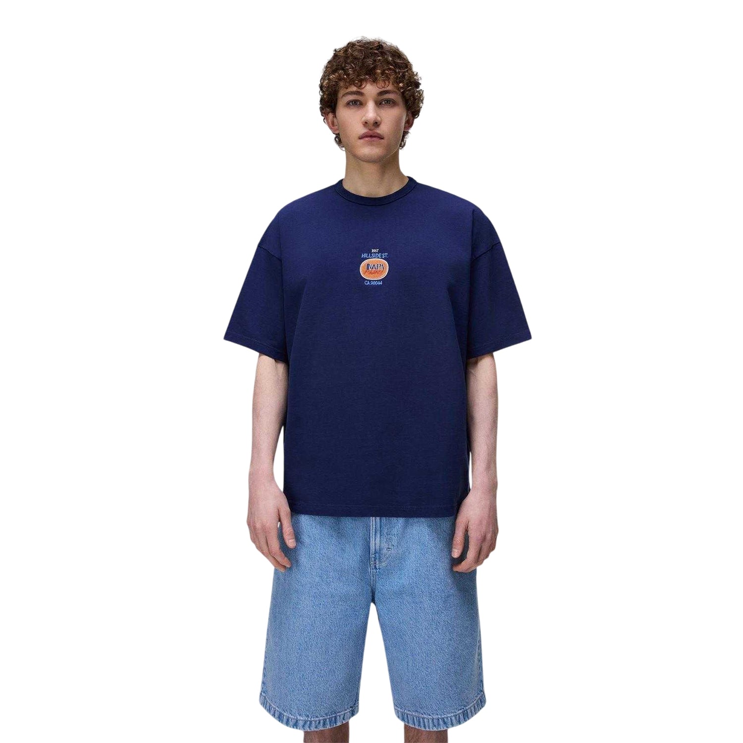 Naval Academy - Side - Napapijri Mens Krous Oversized T-Shirt