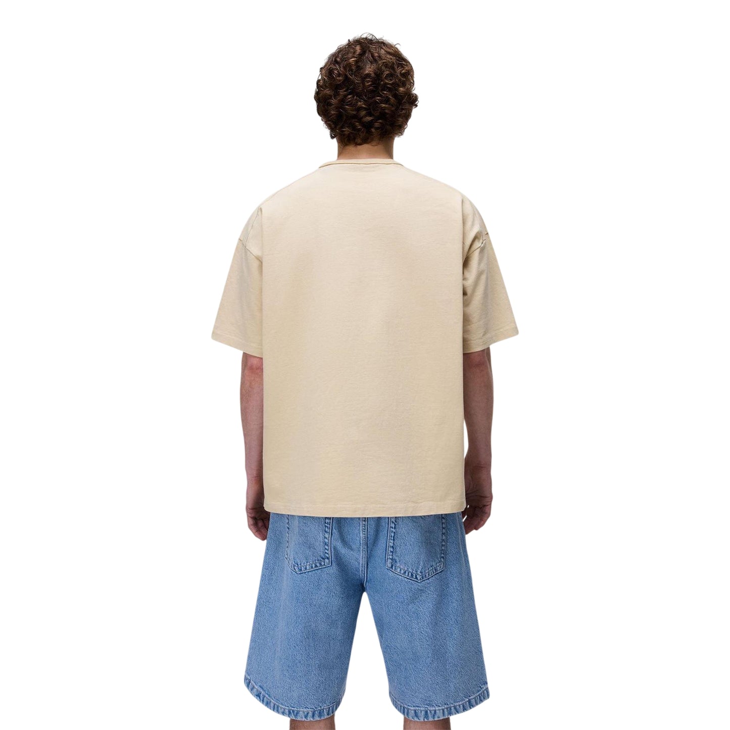 Beige - Lifestyle - Napapijri Mens Krous Oversized T-Shirt