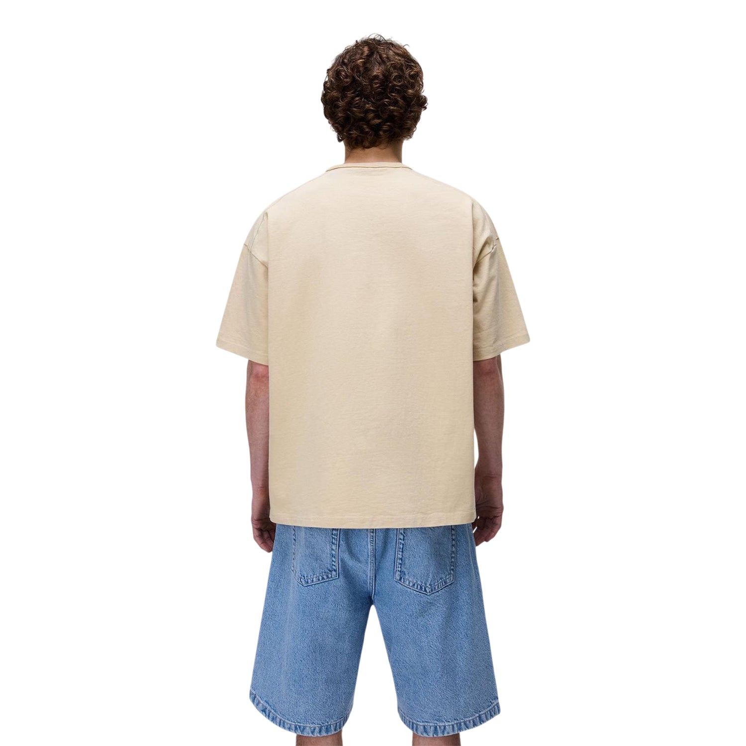 Beige - Lifestyle - Napapijri Mens Krous Oversized T-Shirt